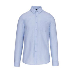 KA516 LONG-SLEEVED WASHED OXFORD COTTON SHIRT