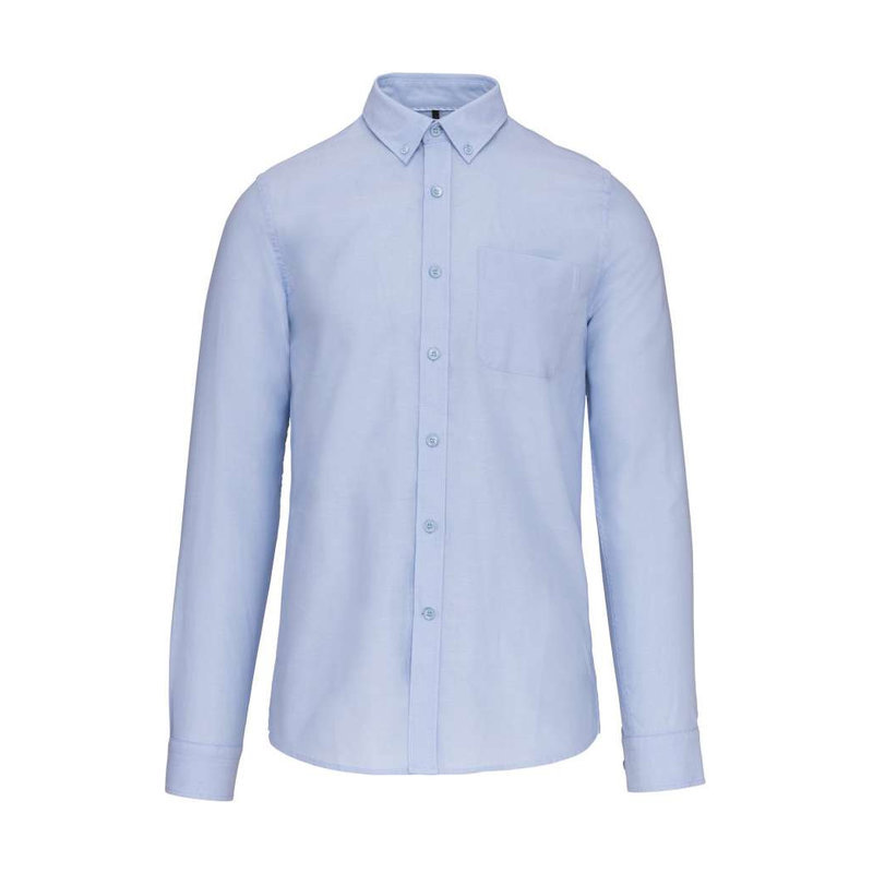 KA516 LONG-SLEEVED WASHED OXFORD COTTON SHIRT