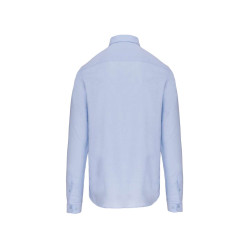 KA516 LONG-SLEEVED WASHED OXFORD COTTON SHIRT