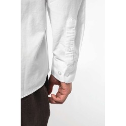 KA516 LONG-SLEEVED WASHED OXFORD COTTON SHIRT