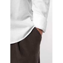 KA516 LONG-SLEEVED WASHED OXFORD COTTON SHIRT
