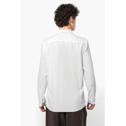 KA516 LONG-SLEEVED WASHED OXFORD COTTON SHIRT