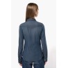 KA518 LADIES' LONG-SLEEVED DENIM SHIRT