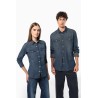 KA518 LADIES' LONG-SLEEVED DENIM SHIRT