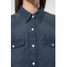 KA518 LADIES' LONG-SLEEVED DENIM SHIRT