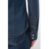 KA518 LADIES' LONG-SLEEVED DENIM SHIRT