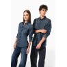 KA519 MEN'S LONG-SLEEVED DENIM SHIRT