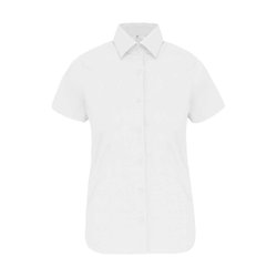 KA532 LADIES' SHORT-SLEEVED COTTON/ELASTANE SHIRT