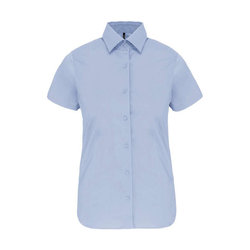 KA532 LADIES' SHORT-SLEEVED COTTON/ELASTANE SHIRT