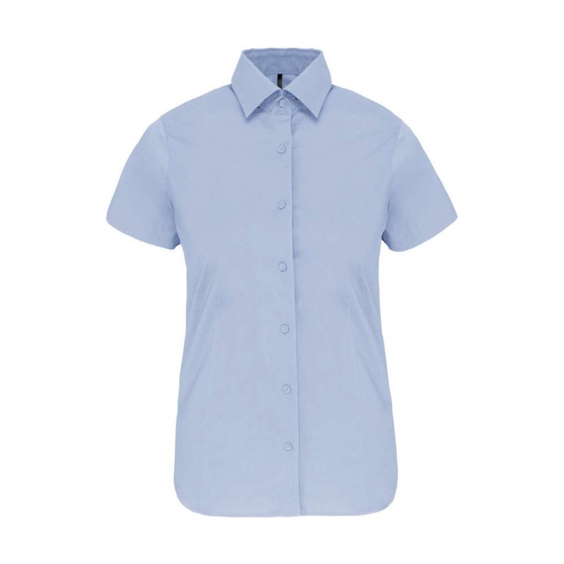 KA532 LADIES' SHORT-SLEEVED COTTON/ELASTANE SHIRT