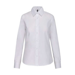 KA534 LADIES' LONG-SLEEVED OXFORD SHIRT