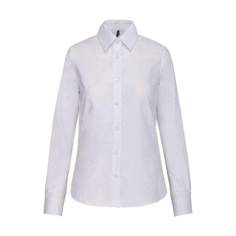 KA534 LADIES' LONG-SLEEVED OXFORD SHIRT
