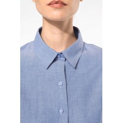 KA534 LADIES' LONG-SLEEVED OXFORD SHIRT
