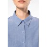 KA534 LADIES' LONG-SLEEVED OXFORD SHIRT