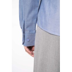 KA534 LADIES' LONG-SLEEVED OXFORD SHIRT