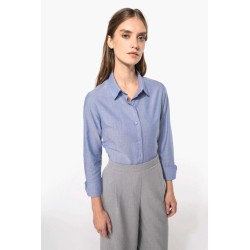 KA534 LADIES' LONG-SLEEVED OXFORD SHIRT