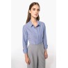 KA534 LADIES' LONG-SLEEVED OXFORD SHIRT