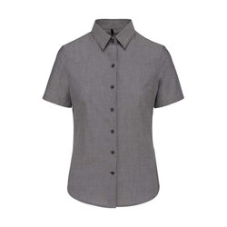 KA536 LADIES' SHORT-SLEEVED OXFORD SHIRT