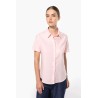 KA536 LADIES' SHORT-SLEEVED OXFORD SHIRT