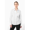 KA542 LADIES' LONG-SLEEVED COTTON POPLIN SHIRT
