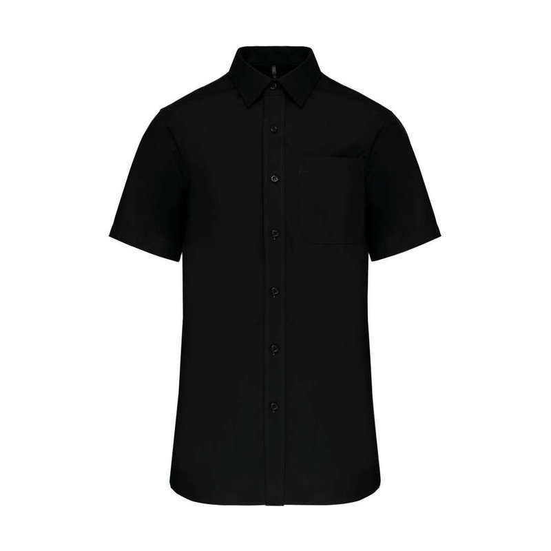 KA543 MEN'S SHORT-SLEEVED COTTON POPLIN SHIRT