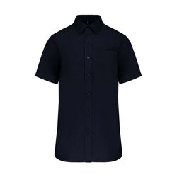 KA543 MEN'S SHORT-SLEEVED COTTON POPLIN SHIRT