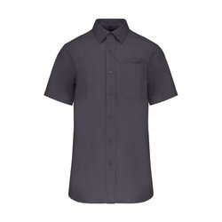 KA543 MEN'S SHORT-SLEEVED COTTON POPLIN SHIRT