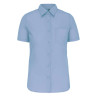KA544 LADIES' SHORT-SLEEVED COTTON POPLIN SHIRT