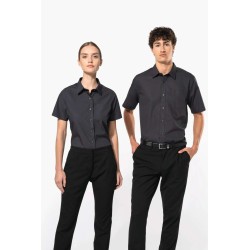 KA544 LADIES' SHORT-SLEEVED COTTON POPLIN SHIRT