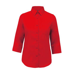 KA558 LADIES' 3/4 SLEEVED SHIRT