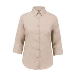 KA558 LADIES' 3/4 SLEEVED SHIRT
