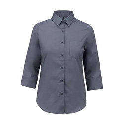 KA558 LADIES' 3/4 SLEEVED SHIRT