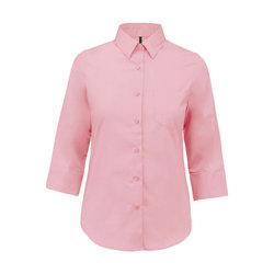 KA558 LADIES' 3/4 SLEEVED SHIRT