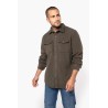 KA582 SHERPA-LINED FLEECE OVERSHIRT