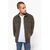 KA582 SHERPA-LINED FLEECE OVERSHIRT