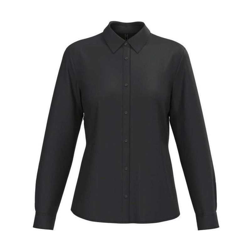 KA584 LADIES' POPLIN EASY CARE POLYCOTTON SHIRT