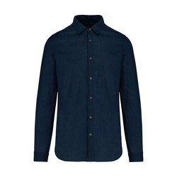 KA588 MEN'S LONG SLEEVE LINEN AND COTTON SHIRT