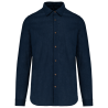 KA588 MEN'S LONG SLEEVE LINEN AND COTTON SHIRT