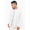 KA588 MEN'S LONG SLEEVE LINEN AND COTTON SHIRT