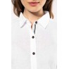 KA589 LADIES' LONG SLEEVE LINEN AND COTTON SHIRT