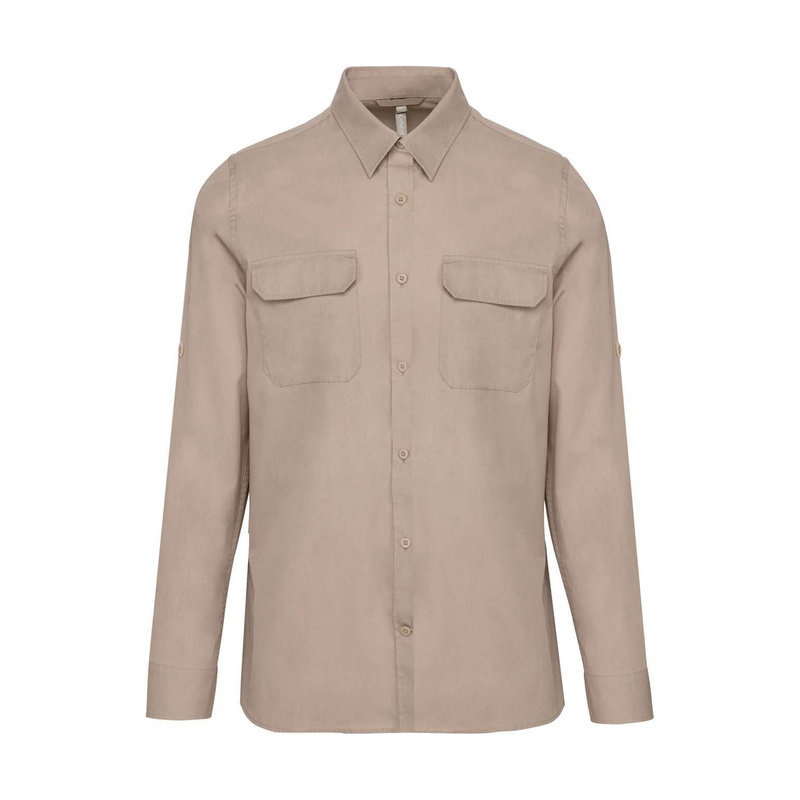 KA590 MEN'S LONG-SLEEVED SAFARI SHIRT