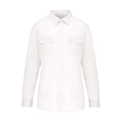 KA591 LADIES' LONG-SLEEVED SAFARI SHIRT