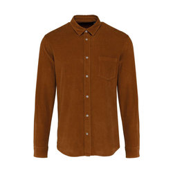 KA599 MEN'S LONG-SLEEVED CORDUROY SHIRT