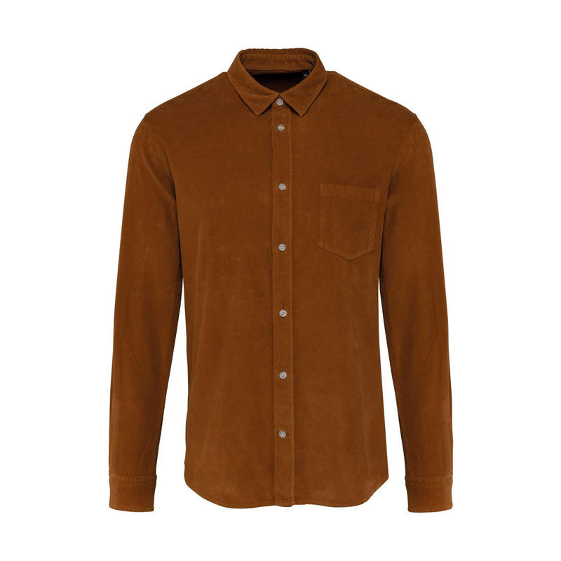 KA599 MEN'S LONG-SLEEVED CORDUROY SHIRT