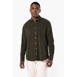 KA599 MEN'S LONG-SLEEVED CORDUROY SHIRT
