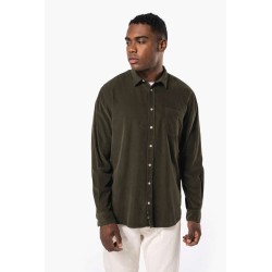 KA599 MEN'S LONG-SLEEVED CORDUROY SHIRT