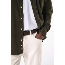 KA599 MEN'S LONG-SLEEVED CORDUROY SHIRT