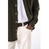 KA599 MEN'S LONG-SLEEVED CORDUROY SHIRT