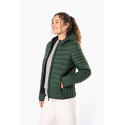 KA6111 LADIES' LIGHTWEIGHT HOODED PADDED JACKET