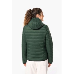 KA6111 LADIES' LIGHTWEIGHT HOODED PADDED JACKET